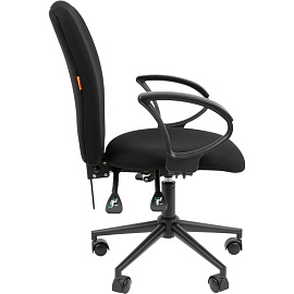 Кресло офисное Chairman 9801 черное (ткань, металл)