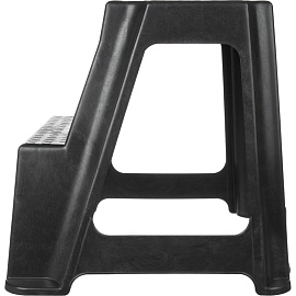 Стремянка 2 ступени TOPFORT черная