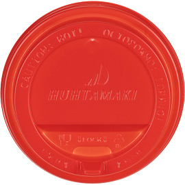 Крышка для стакана 80 мм красная 100 штук в упаковке Сканди Пакк