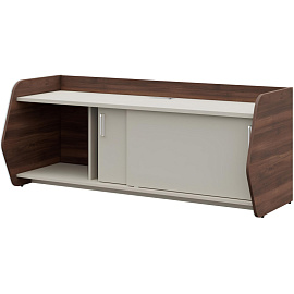 Тумба опорная для столов Fregat Easy to lead (орех бакаут/серый, 1602х603х652 мм)