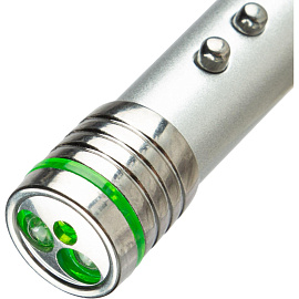 Указка лазерная с красным и зеленым свечением до 300 м (с карабином)