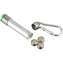 Указка лазерная с красным и зеленым свечением до 300 м (с карабином)