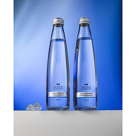 Вода питьевая Деловой Стандарт негазированная стекло 0.33 л