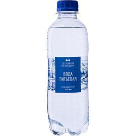 Вода питьевая Деловой Стандарт газированная 0.33 л
