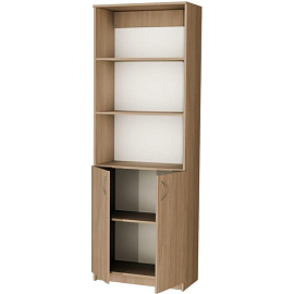 Шкаф комбинированный Комус Мебель Well полузакрытый (дуб урбан янтарный, 700х350х2000 мм)