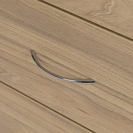 Тумба подкатная Комус Мебель Well (дуб урбан янтарный, 400х445х595 мм, 3 ящика)