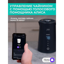 Чайник электрический Timberk T-EK21S104WF чёрный