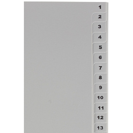 Разделитель листов Attache А4 пластиковый 31 лист (цифровой) фото Разделитель листов Attache А4 пластиковый 31 лист (цифровой)