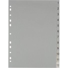 Разделитель листов Attache А4 пластиковый 12 листов (цифровой) фото Разделитель листов Attache А4 пластиковый 12 листов (цифровой)