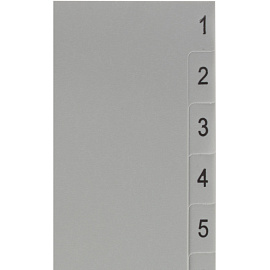 Разделитель листов Attache А4 пластиковый 12 листов (цифровой) фото Разделитель листов Attache А4 пластиковый 12 листов (цифровой)