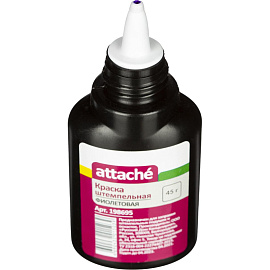 Краска штемпельная Attache фиолетовая на водной основе 45 г