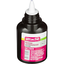 Краска штемпельная Attache синяя на водной основе 45 г