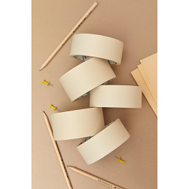 Клейкая лента малярная Комус легкоудаляемая 48 мм х 19 м