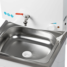 Умывальник дачный TOPFORT Elegant 17 л с мойкой из нержавеющей стали, с подогревом