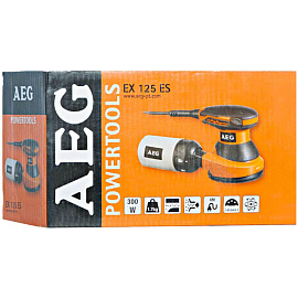 Шлифмашина эксцентриковая AEG EХ 125 ES без АКБ и ЗУ (4935416100)