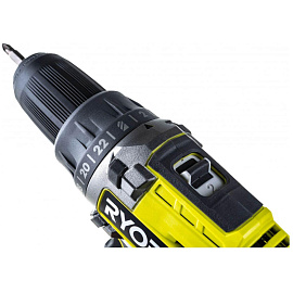 Дрель-шуруповёрт аккумуляторная Ryobi One+ R18DD3-115S АКБ х Li-ion (18В, 1.5 Ач)+ЗУ (5133005301)