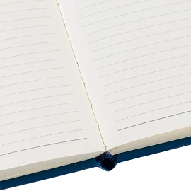 Ежедневник недатированный Bruno Visconti Megapolis искусственная кожа А6 100 листов синий с фиксирующей резинкой