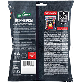 Чипсы Dr.Korner с сыром начо 50 г