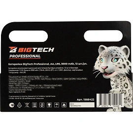 Батарейка BigTech Professional АA/LR6 уп/12шт