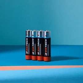Батарейка AAA мизинчиковая BigTech Professional (4 штуки в упаковке)