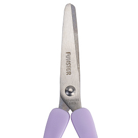 Ножницы FUNSTER (ФАНСТЕР) 130 мм, фигурные ручки ЛЕДЕНЦЫ из ABS пластика, в дисплее, 238853