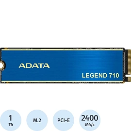 SSD накопитель ADATA LEGEND 710 1 ТБ (ALEG-710-1TCS)