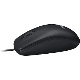 Мышь проводная Logitech M100 черная (910-006652)