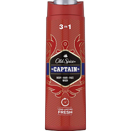 Гель для душа Old Spice 3 в 1 Captain 400 мл