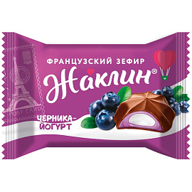 Конфеты Славянка Жаклин зефир со вкусом черника-йогурт 1 кг фото Конфеты Славянка Жаклин зефир со вкусом черника-йогурт 1 кг