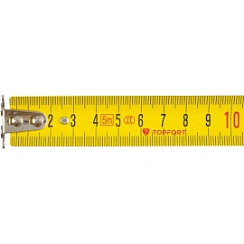Рулетка строительная TOPFORT Extra 5 м х 25 мм с магнитным зацепом и автостопом в прорезиненном корпусе (1990399)