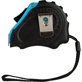 Рулетка строительная TOPFORT Prof 5 м х 19 мм с автостопом в прорезиненном корпусе (1990402)