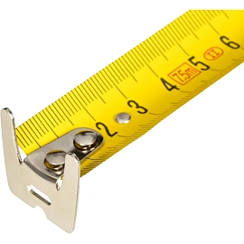 Рулетка строительная TOPFORT Prof 7.5 м х 25 мм с автостопом в прорезиненном корпусе (1990403)