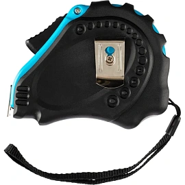 Рулетка строительная TOPFORT Prof 10 м х 25 мм с автостопом в прорезиненном корпусе (1990404)