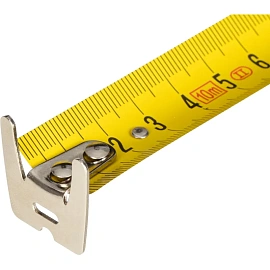 Рулетка строительная TOPFORT Prof 10 м х 25 мм с автостопом в прорезиненном корпусе (1990404)