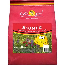 Семена газонной травы Hallo, gras! Blumen 1 кг