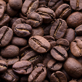 Кофе в зёрнах свежей обжарки Деловой Стандарт 5/74 Brazil&Columbia Original coffee blend арабика 100% 1 кг (пакет)