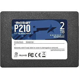 SSD накопитель Patriot Memory P210 2 ТБ (P210S2TB25)