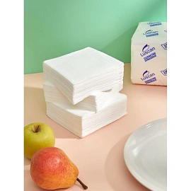 Салфетки бумажные Luscan Profi Pack 1-слойные 24х24 белые (400 листов в пачке)