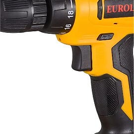 Дрель-шуруповёрт аккумуляторная Eurolux ДА-16/2Li 2 АКБ x Li-ion (16 В, 1.5 Ач)+ЗУ в кейсе (72/14/51)