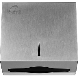 Диспенсер для полотенец листовой Luscan Professional H3 серый/серебристый