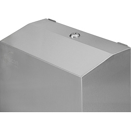 Диспенсер для полотенец листовой Luscan Professional H3 серый/серебристый