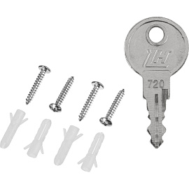 Диспенсер для полотенец листовой Luscan Professional H3 серый/серебристый