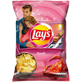 Чипсы Lays со вкусом краба 225 г