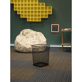 Корзина для мусора и бумаг Luscan 17 л окрашенная сталь сетчатая чёрная (35.5x26.8x26.8 см) фото Корзина для мусора и бумаг Luscan 17 л окрашенная сталь сетчатая чёрная (35.5x26.8x26.8 см)