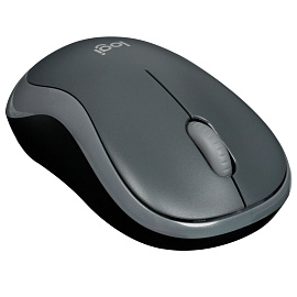 Мышь беспроводная Logitech M185 серая (910-002238)
