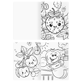 Раскраска А4, 16 стр., ТРИ СОВЫ "В стиле kawaii