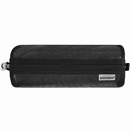 Пенал-тубус BRAUBERG, сетка, 22х5х5 см, черный, 272234