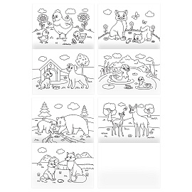 Раскраска А5, 16 стр., ТРИ СОВЫ "Любимая раскраска