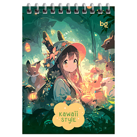 Блокнот А6 40л. на гребне BG "Аниме