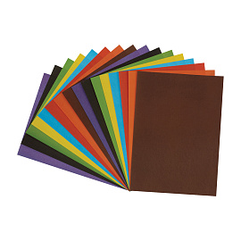 Цветная бумага офсетная А4, Мульти-Пульти, 16л., 8цв., в папке, "Приключения Енота